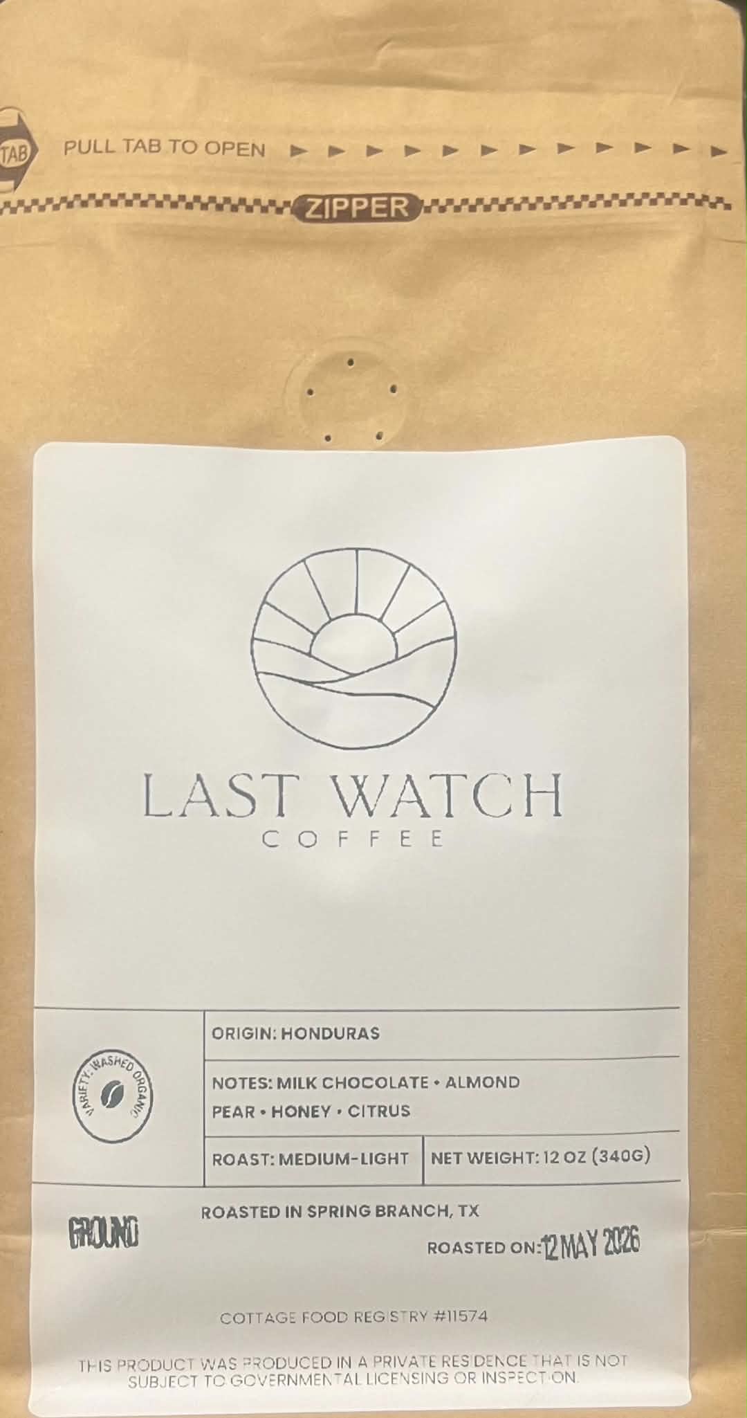 Honduras Organic Reserva Pacavita Medium-light roast · Single origin